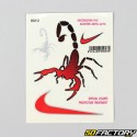 Stickers Scorpions 12x9.5 cm (planche)