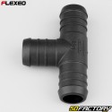 Black Flexeo Ã˜22 mm T-hose fitting