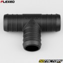 Encaixe de mangueira em T Flexeo preto Ã˜25 mm