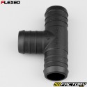 Encaixe de mangueira em T Flexeo preto Ã˜25 mm