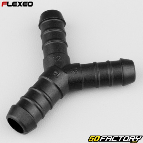Raccordo a Y Ã˜12-12-14 mm Tubi Flexeo neri