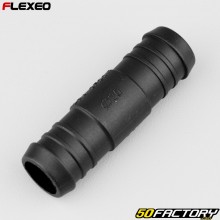 Raccordo tubo diritto Ø20 mm Flexeo nero