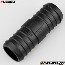 Raccordo tubo diritto Ø32 mm Flexeo nero