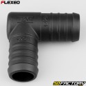 Ø25 mm Flexeo L-förmiger Schlauchverbinder schwarz
