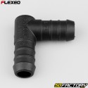 Ã˜16 mm Flexeo L-shaped hose connector black