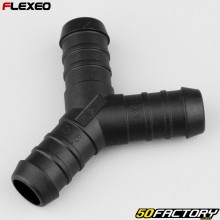 Y-shaped hose connector Ø16 mm Flexeo black