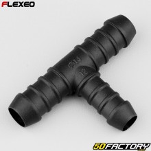 Raccordo a T Ø14-14-12 mm Flexeo nero