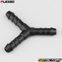 Black Flexeo Ã˜8 mm Y-hose connector