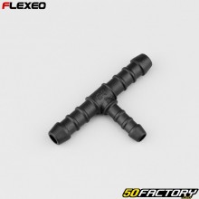 Raccordo a T Ø8-8-6 mm Flexeo nero