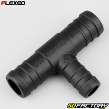 T-hose connector Ø20-20-15 mm Flexeo black