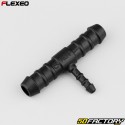 Ø10-10-4 mm Flexeo T-Schlauchverschraubung schwarz