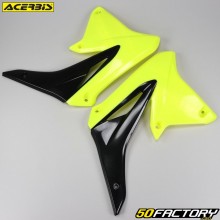 Grelhas do radiador Suzuki RM-Z250 (2010 - 2018) Acerbis amarelo e preto