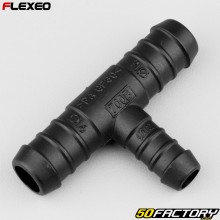 Raccordo a T Ø16-16-12 mm Flexeo nero