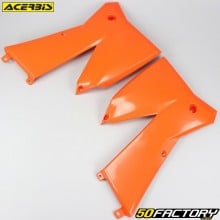 KTM EXC Radiator Gills 125, 200, 300... (2005 - 2007), SX 125, 250 ... (2005 - 2006) Acerbis laranjas