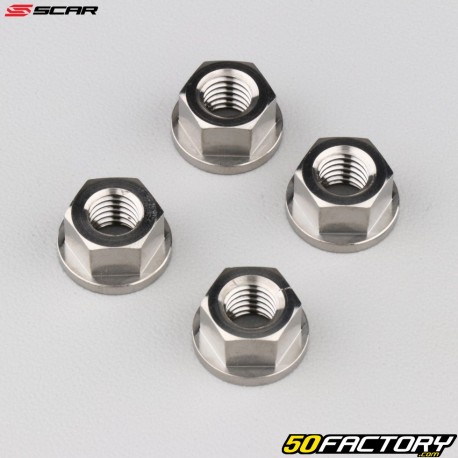 Ã˜8 mm titanium nuts Scar (batch of 4)