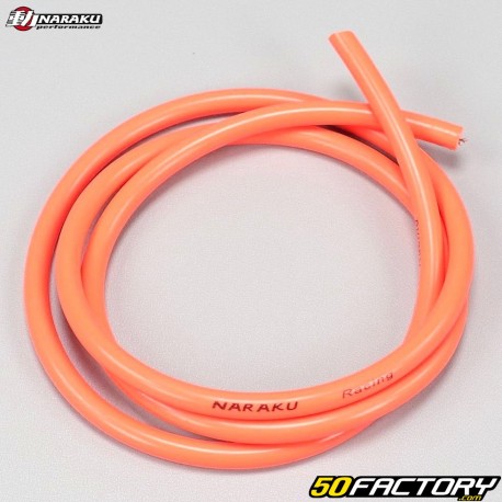 Cable de bujía naranja 7.5 mm (longitud 1m) Naraku