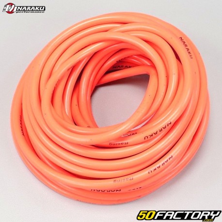 Orange spark plug wire 7.5mm (length 10m) Naraku