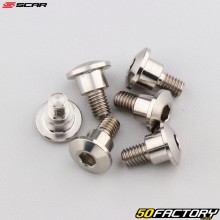 Titanium screws for fork protectors Yamaha YZ, YZF 250, 450 ... Scar (batch of 6)