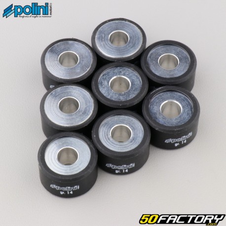 Rodillos de variador 14g 25x15 mm Yamaha Majesty 400 ... Polini (lote de 8)