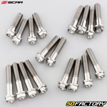 Tornillos de titanio del eje delantero Yamaha YZ 125, 250 (desde 2023) Scar (Kit)