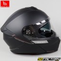 Capacete modular MT Helmets Genesis SV Sólido X1 preto fosco