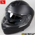 Capacete modular MT Helmets Genesis SV Sólido X1 preto fosco