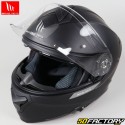 Capacete modular MT Helmets Genesis SV Sólido X1 preto fosco