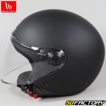 Jet helmet MT Helmets Street S Solid A1 matte black