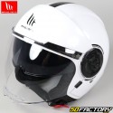 Casco jet MT Helmets Viale SV S Solid A0 bianco