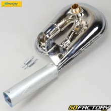 Screw-in muffler serpentin Peugeot 103 Simonini V3 (reinforced) chrome