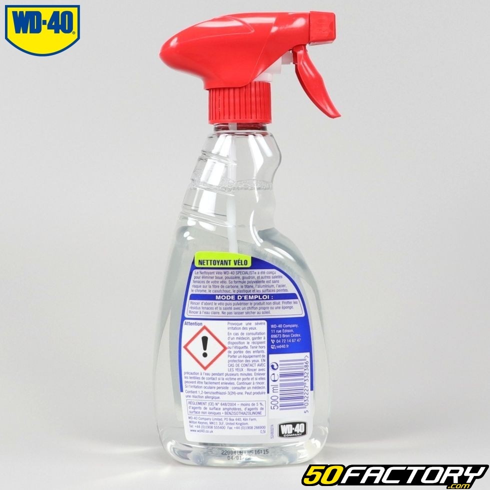 WD40 Spray dégrippant et multi-fonctions pour nettoyer le vélo