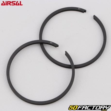 Piston rings Ã˜39 mm Motobécane AV7 semi round air Airsal