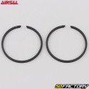 Piston rings Ã˜39 mm Motobécane AV7 semi round air Airsal
