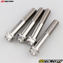 Viti in titanio per testa croce forcella KTM EXC-F, SX-F 350... Scar (lotto di 4)