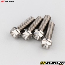 Tornillos de titanio para sillines, patas de horquilla KTM SX-F, EXC 250... Scar (lote de 4)