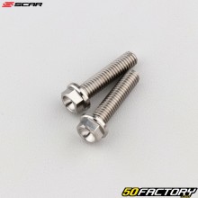 Viti in titanio per steli forcella KTM SX, Husqvarna TC 50 Scar (lotto di 2)