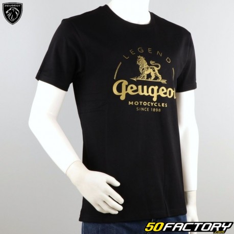 T-shirt Peugeot Legend homem negro