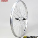 Rueda trasera bicicleta XNUMX&quot; (XNUMX-XNUMX) para cassette XNUMX/XNUMX/XNUMXV Rodi QR Parallex alu gris