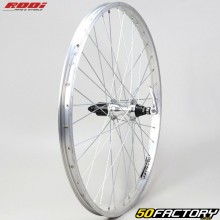 24&quot; (21-507) bicycle rear wheel for 8/9/10V cassette Rodi QR Parallex alu gray