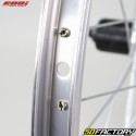 Roue arrière vélo 24" (21-507) pour cassette 8/9/10V Rodi QR Parallex alu grise