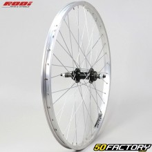 Bicycle rear wheel 24&quot; (21-507) for freewheel 6/7V Rodi Parallex alu gray
