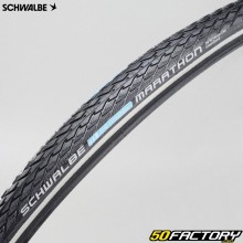Bicycle tire 700x25C (25-622) Schwalbe Marathon GreenGuard reflective stripes