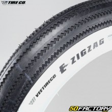 Neumático para bicicleta 20x4.00 (102-406) VEE Tire Co Zigzag laterales blancos