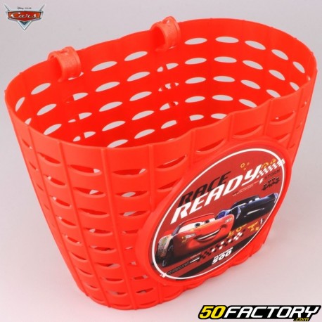 Cars 3 children&#39;s bicycle front basket red