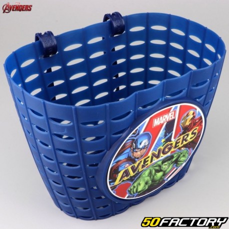 Children&#39;s front basket Avengers blue