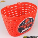 Front basket for children&#39;s bike Spider-Man red