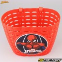 Front basket for children&#39;s bike Spider-Man red
