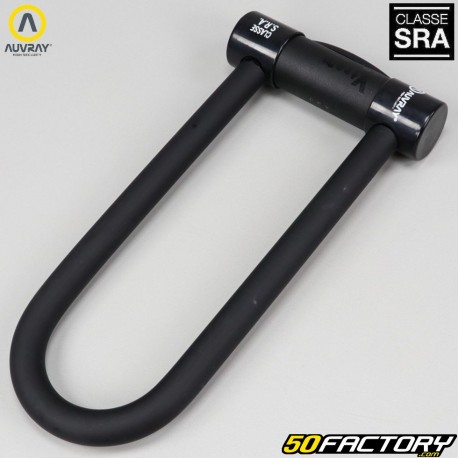 SRA Auvray Xtrem Medium Black Edition aprovado U-Lock 85x250 mm