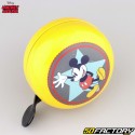 Campainha de bicicleta, patinete infantil amarelo do Mickey Mouse