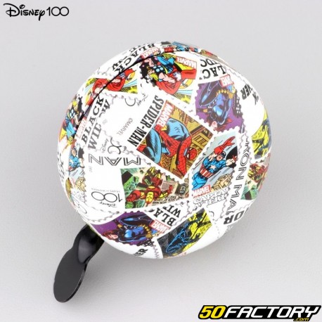 Bicycle bell, Disney 100 Marvel children's scooter Ã˜80 mm white
